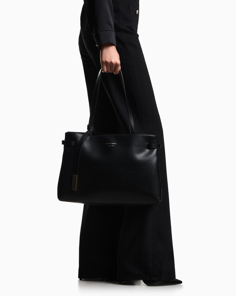 SMOOTH LEATHER HANDBAG 6