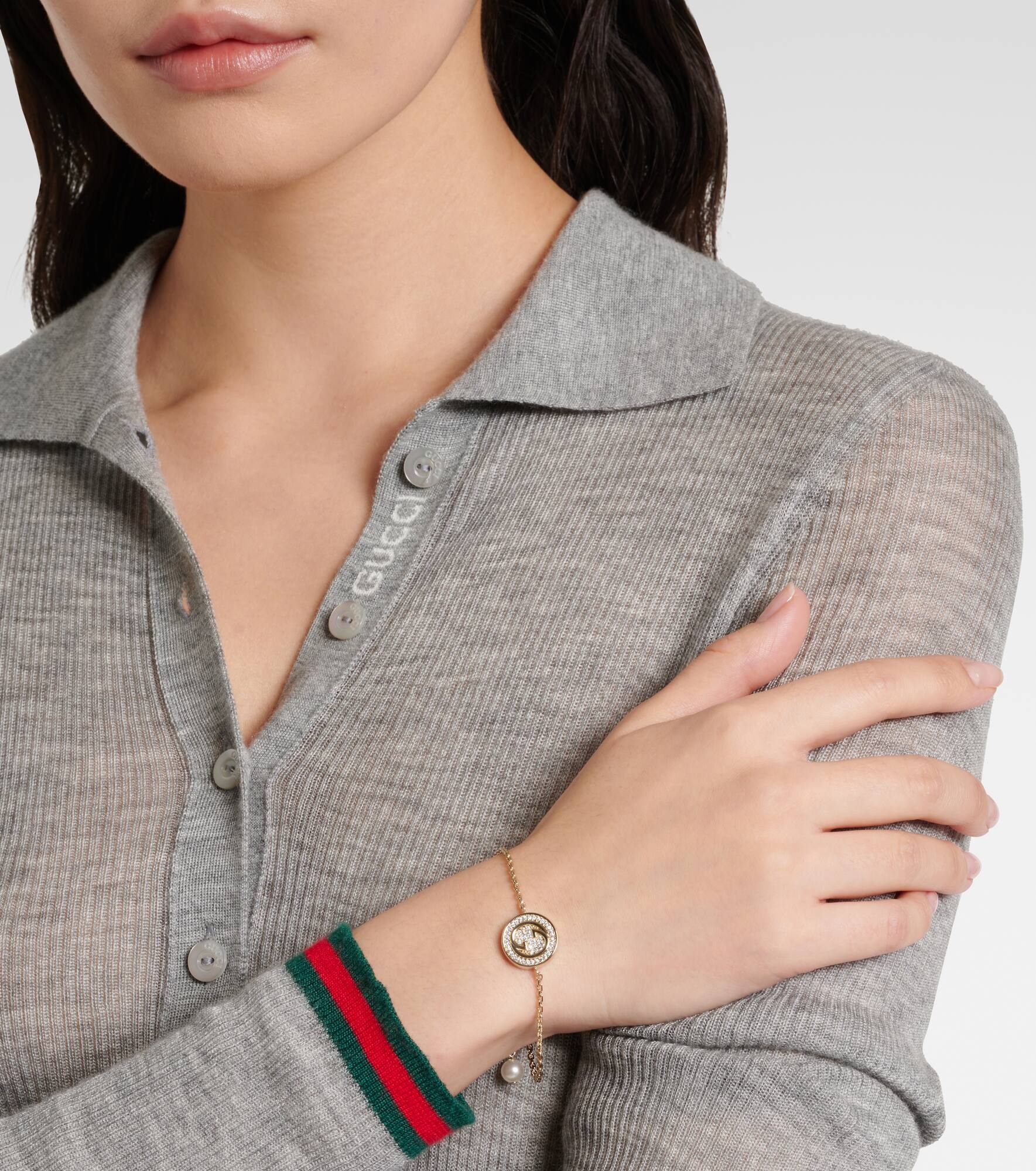Gucci Blondie embellished bracelet - 5
