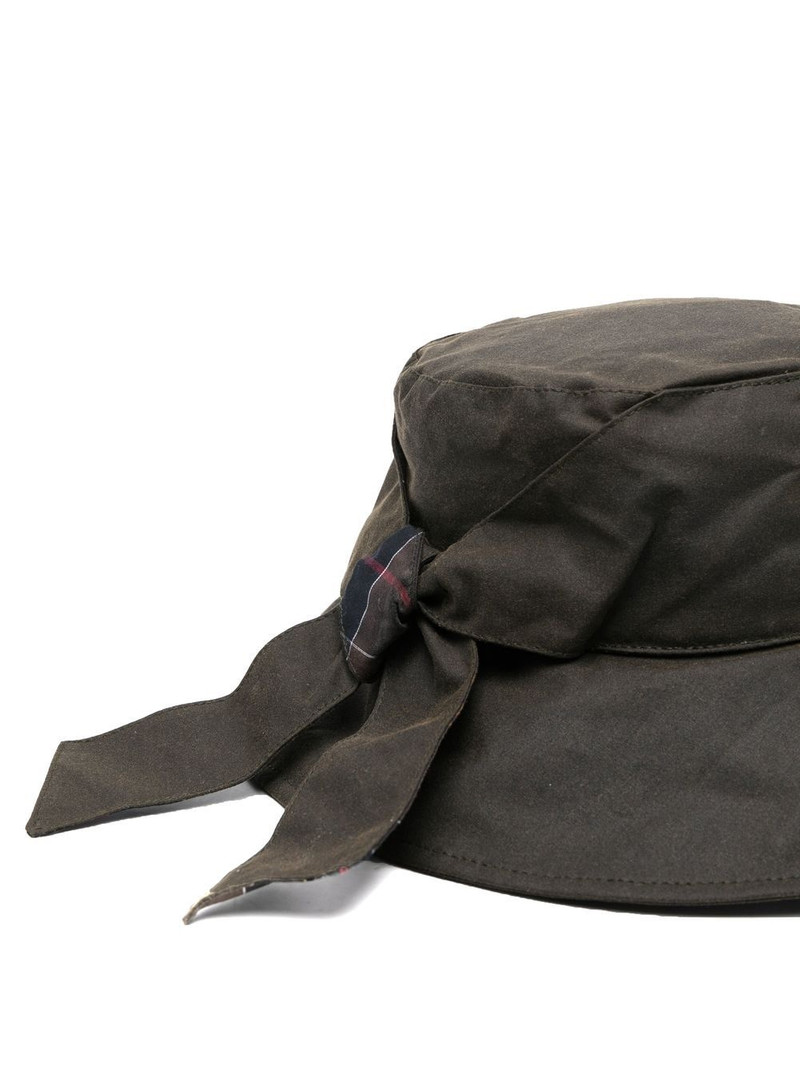 Barbour cotton tie-fastening bucket-hat outlook
