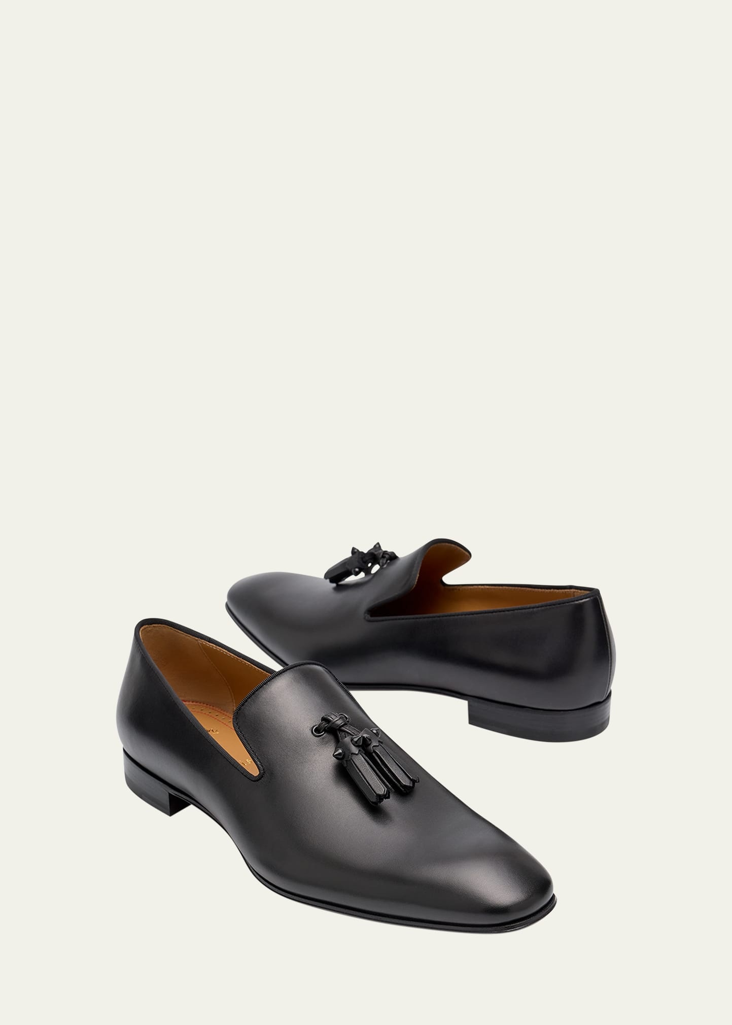 Men's Dandelion Tassel Leather Loafers - 7