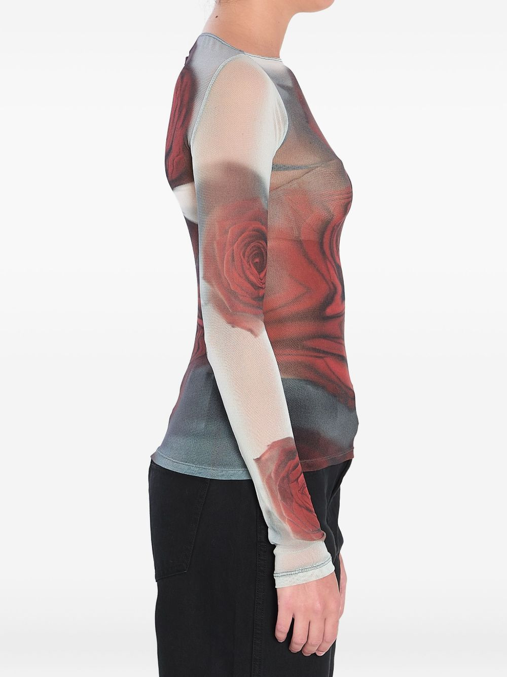 Blurry Roses top - 3