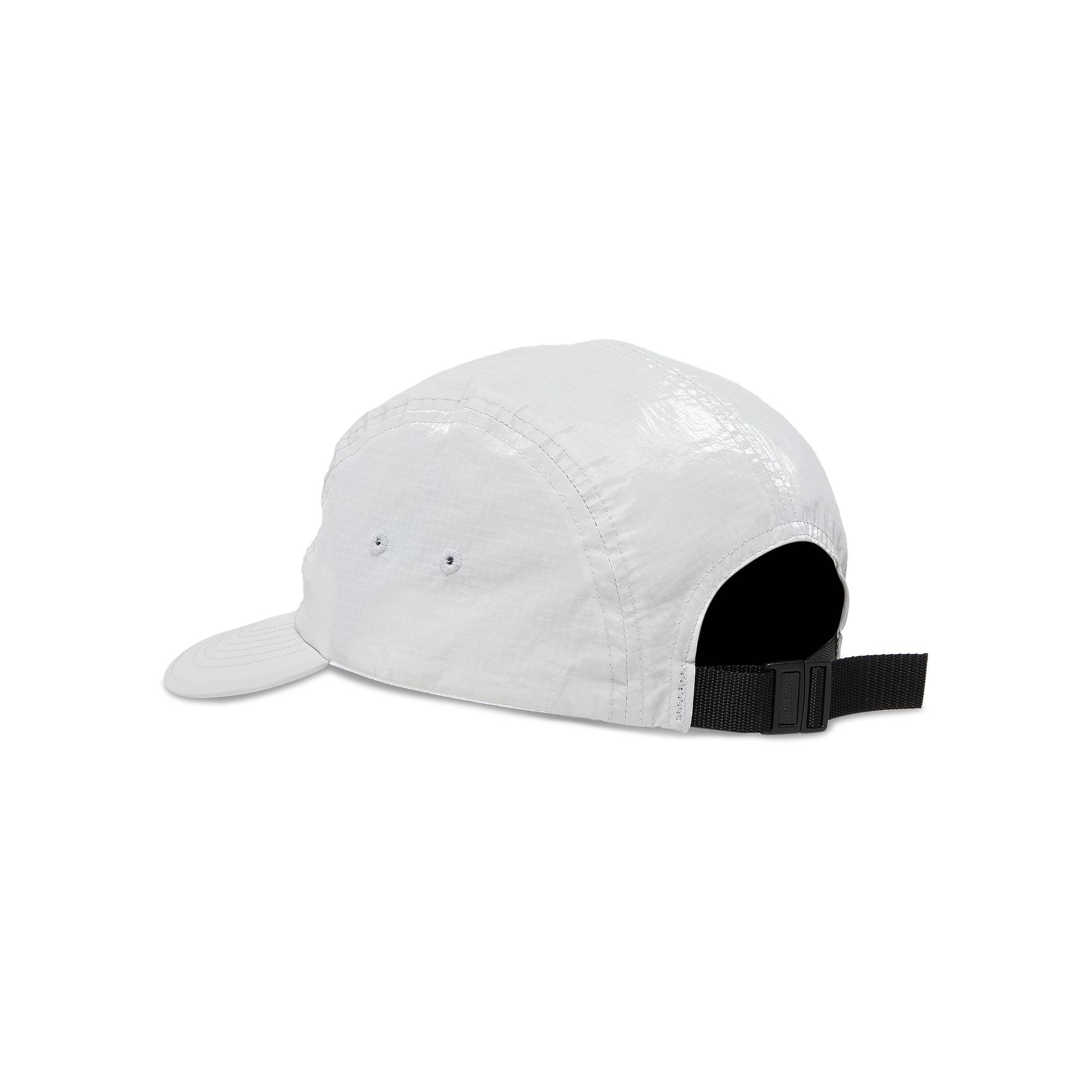 Supreme Gloss Ripstop Camp Cap 'Light Grey' - 3