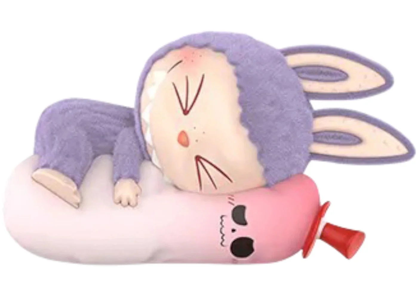 Pop Mart THE MONSTERS Labubu 1:00 A.M. Series Hugging Time Figure - 1