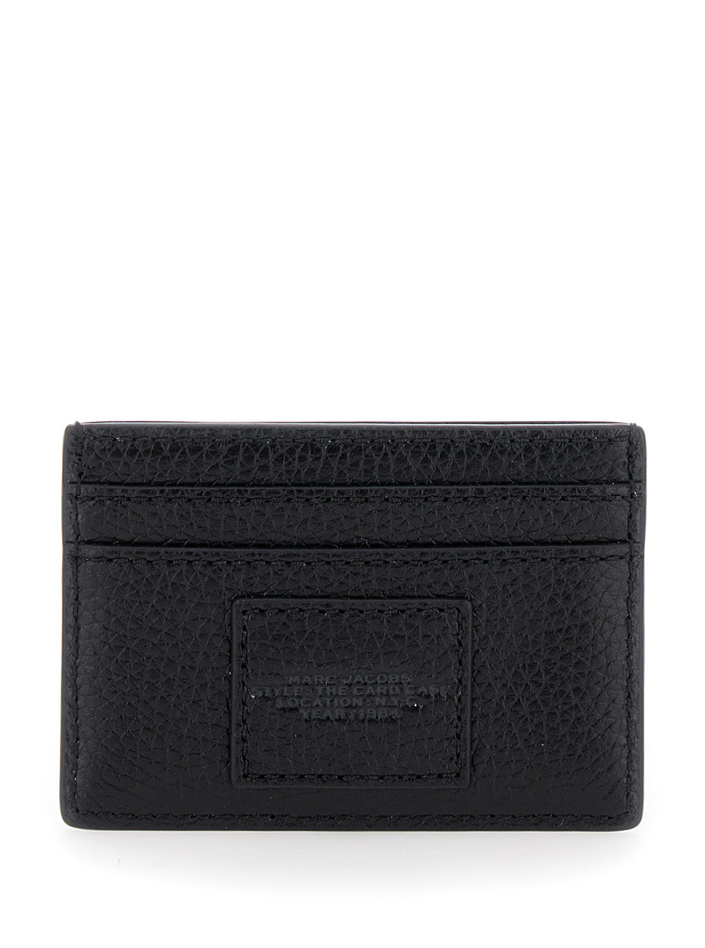 Marc Jacobs Women Black Card-Holder With Embossed Logo In Leather Woman - 4
