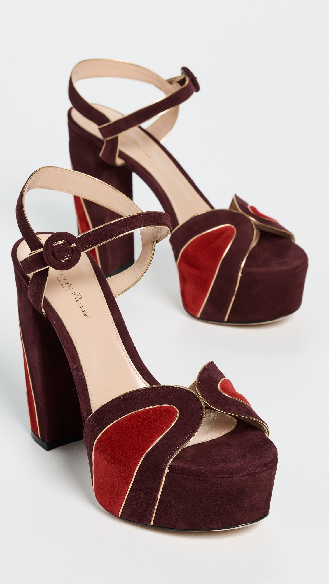 Nappa Silk Camoscio Heels - 4