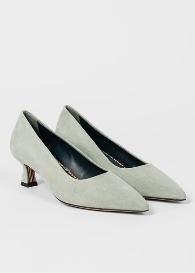 Paul Smith Sage Suede 'Sonora' Heel Court Shoes outlook