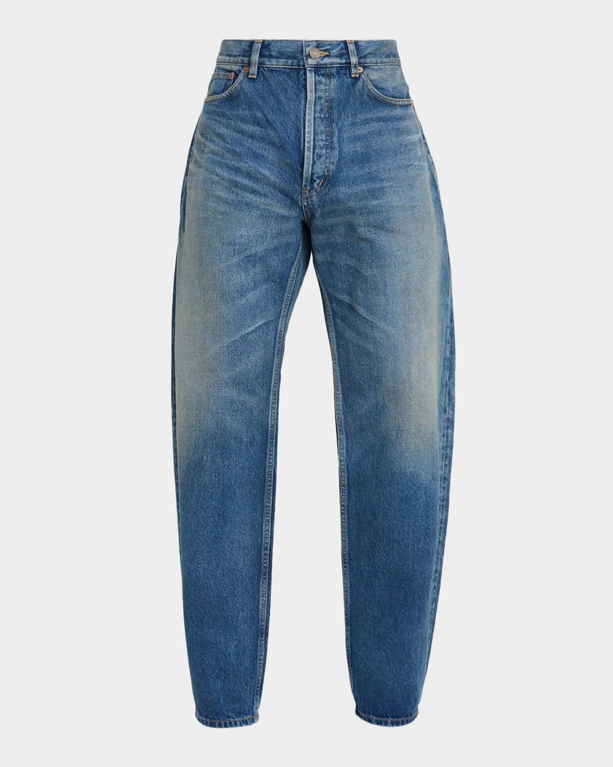 Men's High Rise Barrel-Leg Jeans - 1