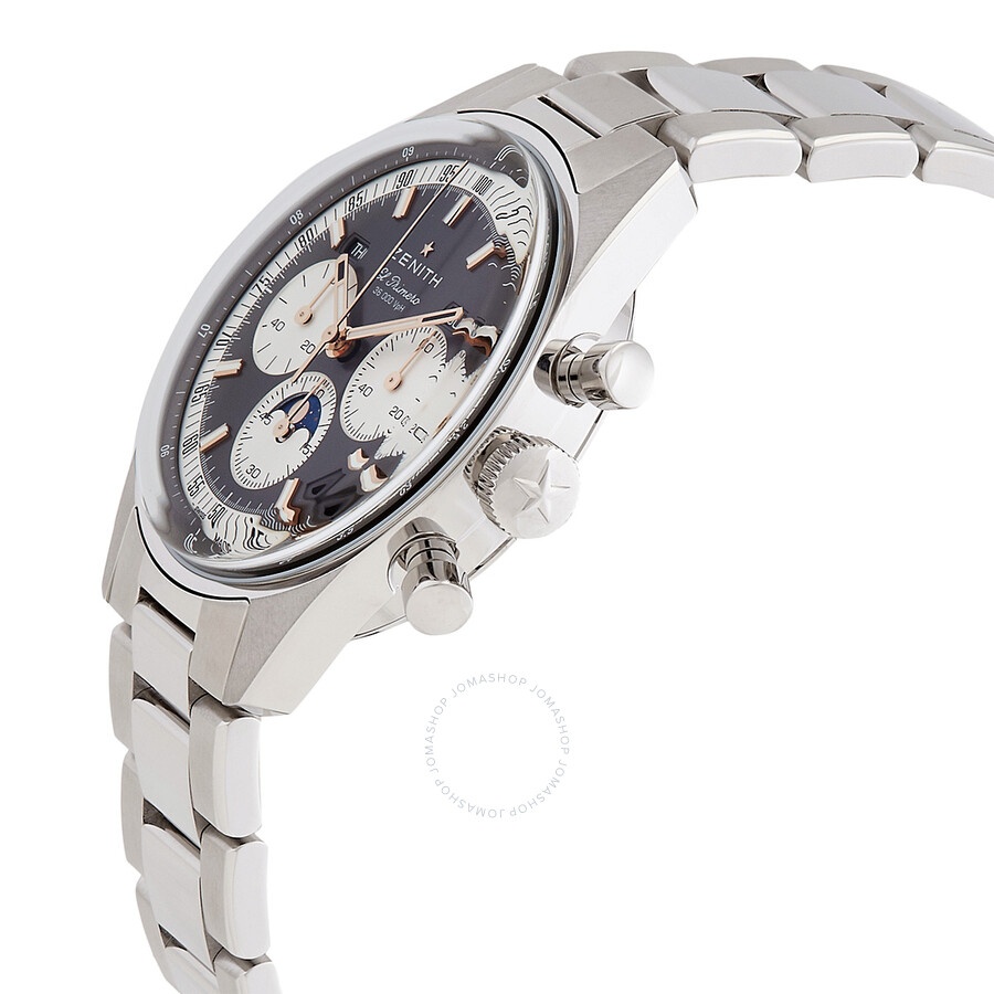 Zenith Chronomaster Original Triple Calendar Automatic Slate Grey Dial Men's Watch 03.3400.3610/39.M - 2