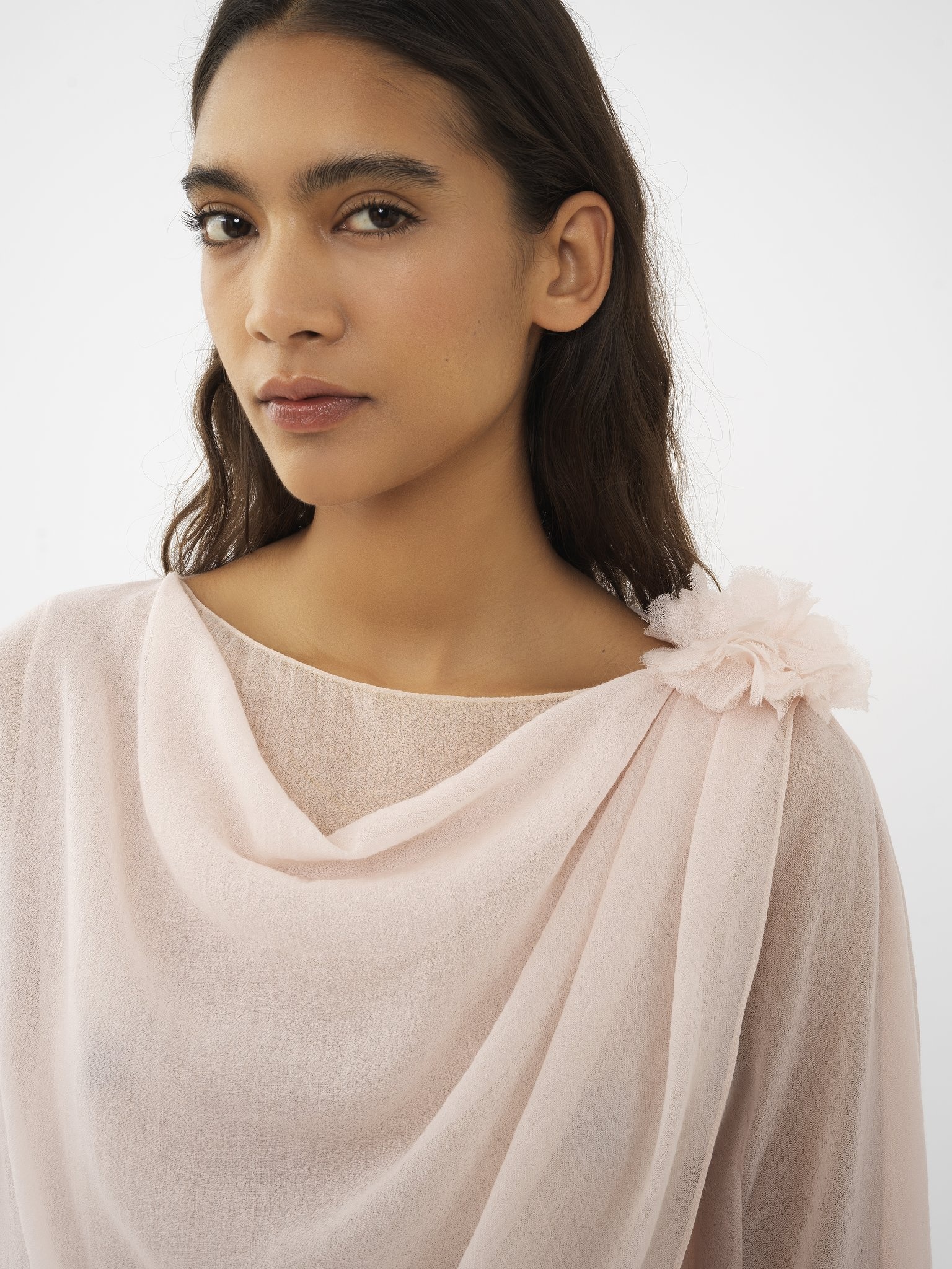 DRAPED BOAT-NECK TOP - 6