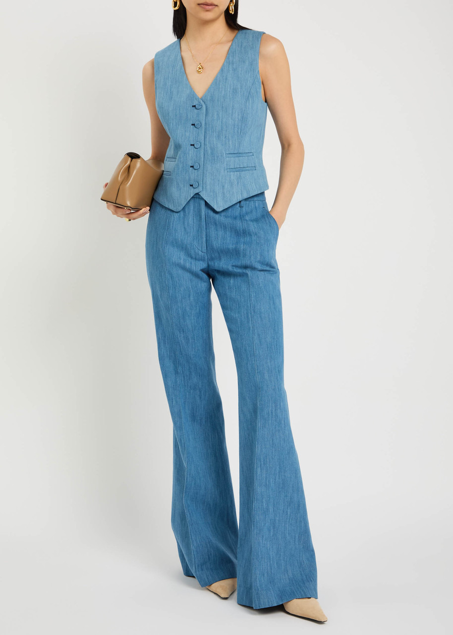 Gabriela Hearst Coleridge Cotton-blend Vest - 4