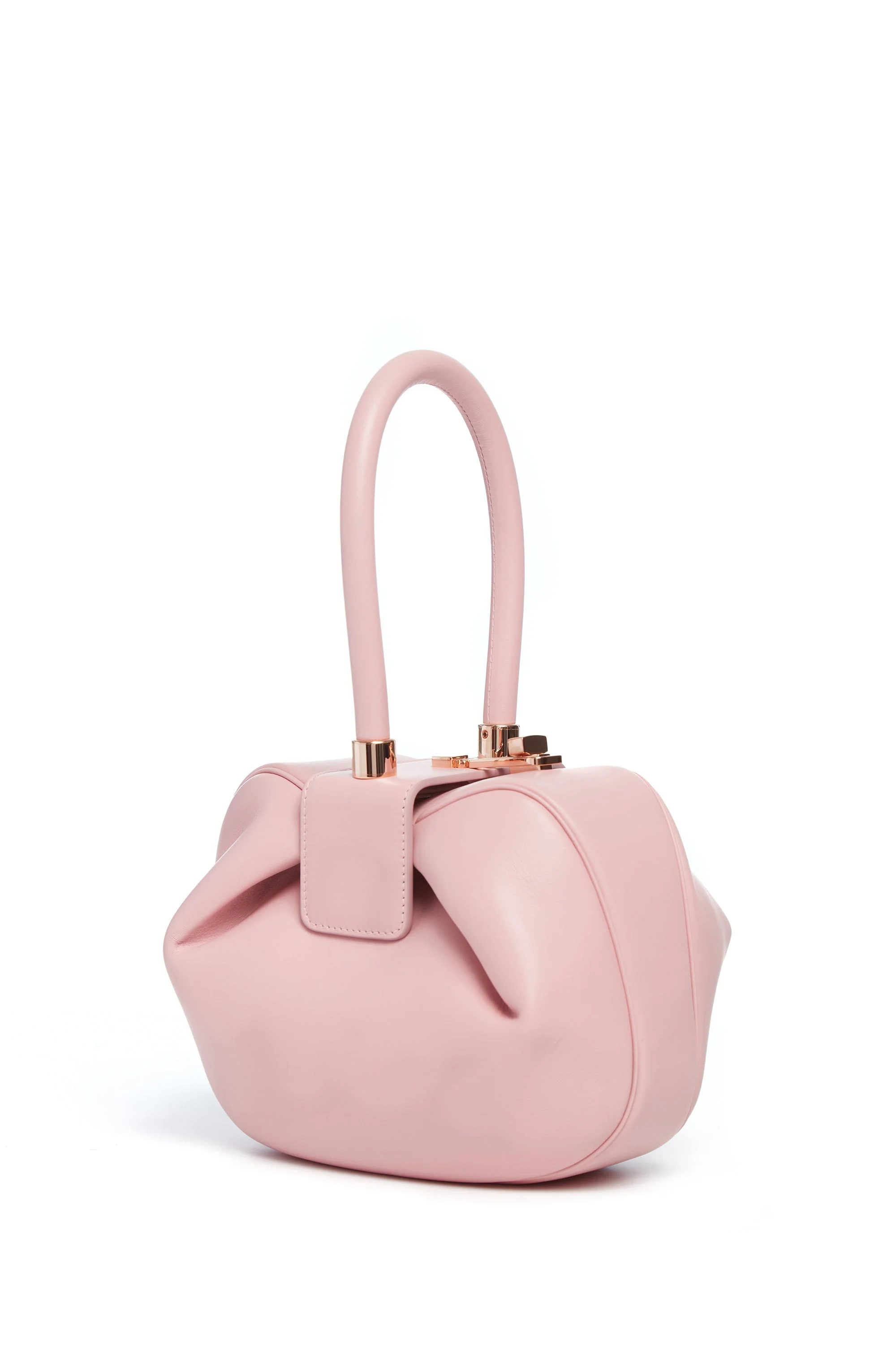 Nina Bag in Pink Nappa Leather - 1