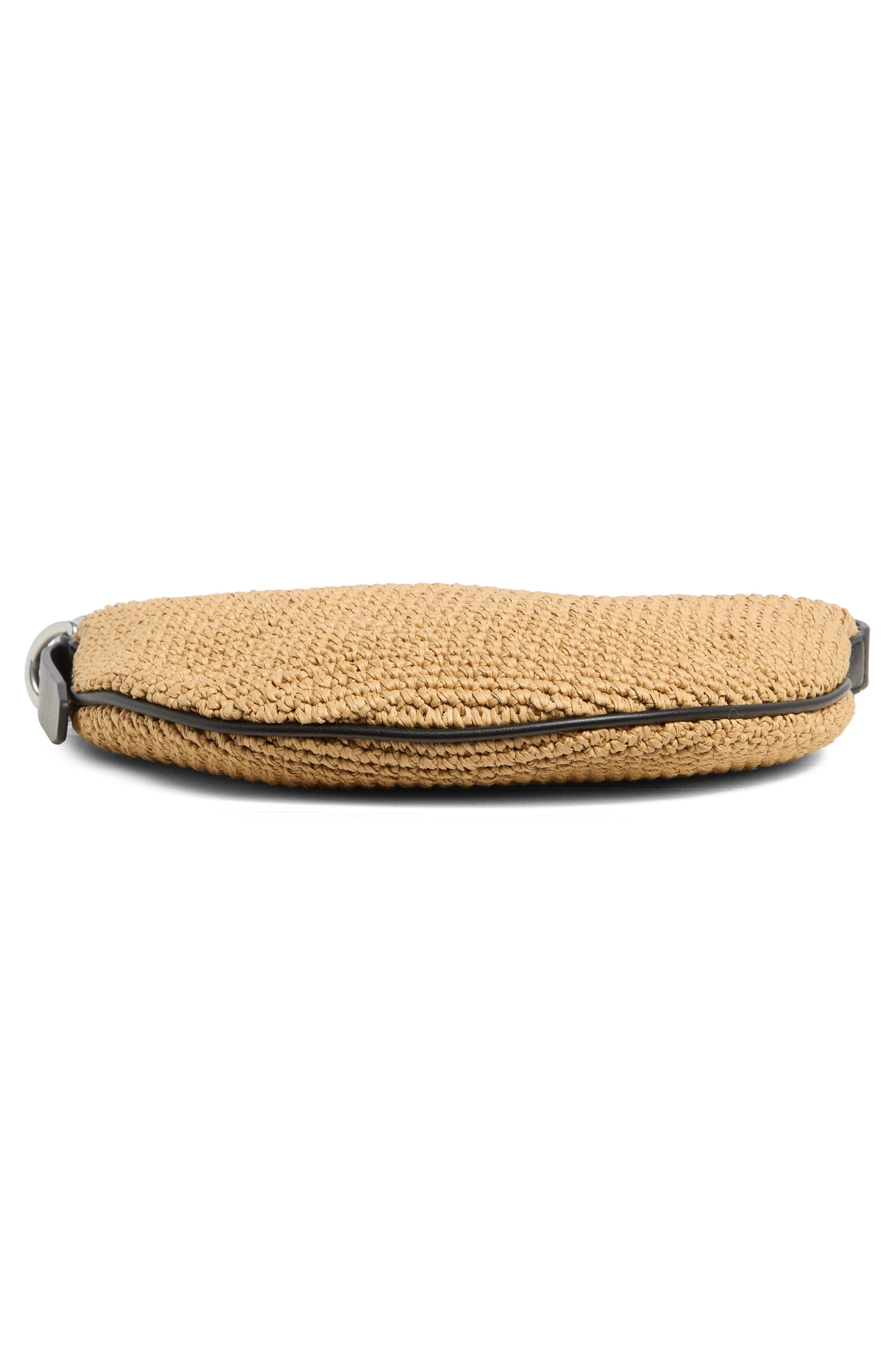 rag & bone Small Mercer Woven Straw Hobo Bag in Natural at Nordstrom - 6