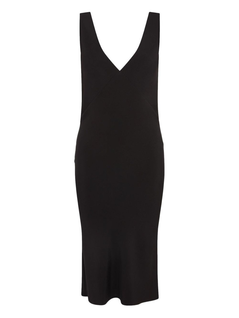 V-neck midi dress 1