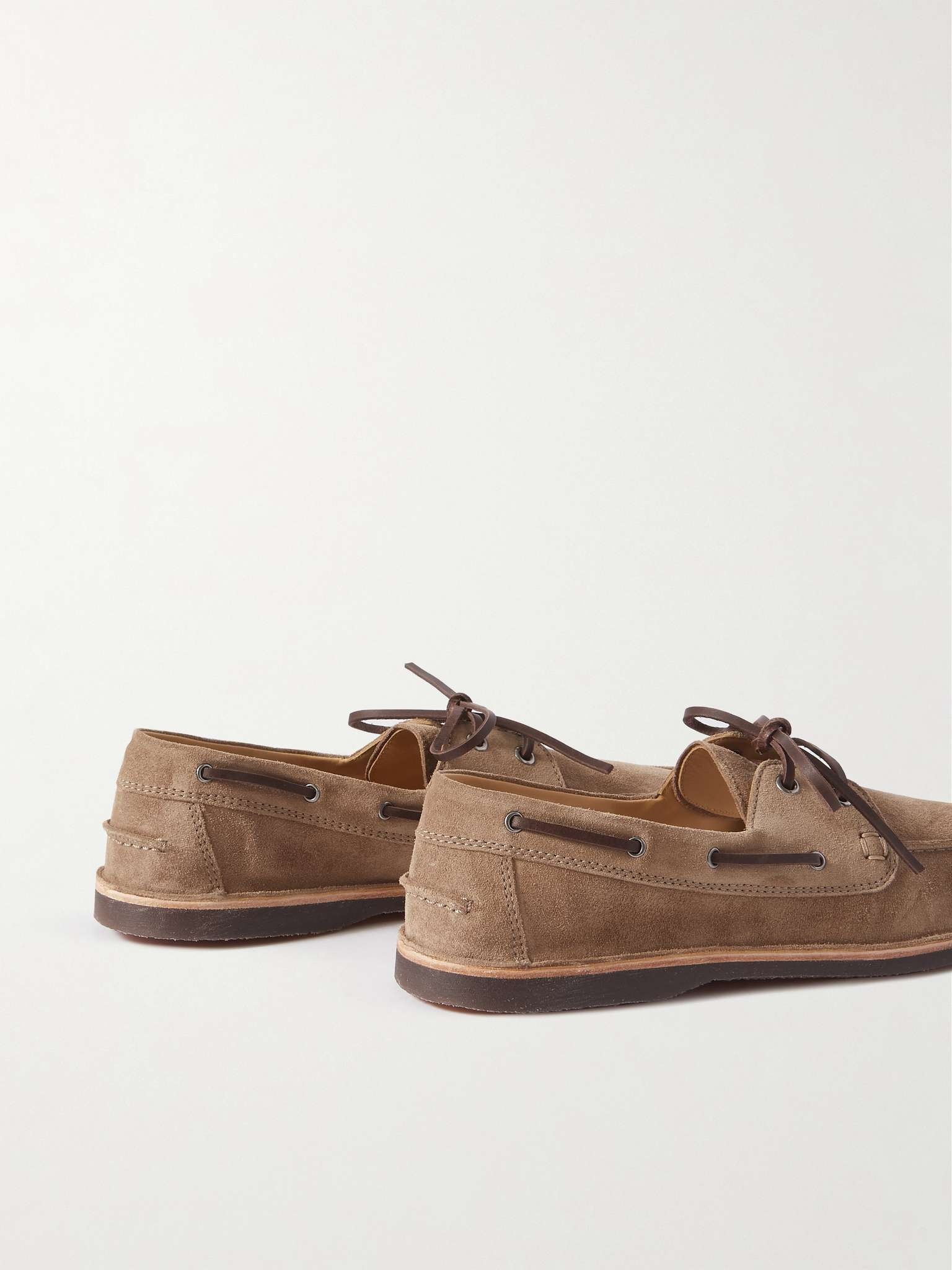 Suede Boat Shoes - 5
