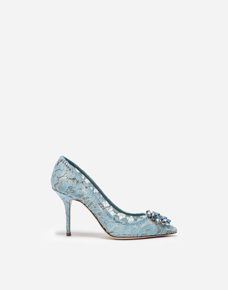 Pump in Taormina lace with crystals - 1