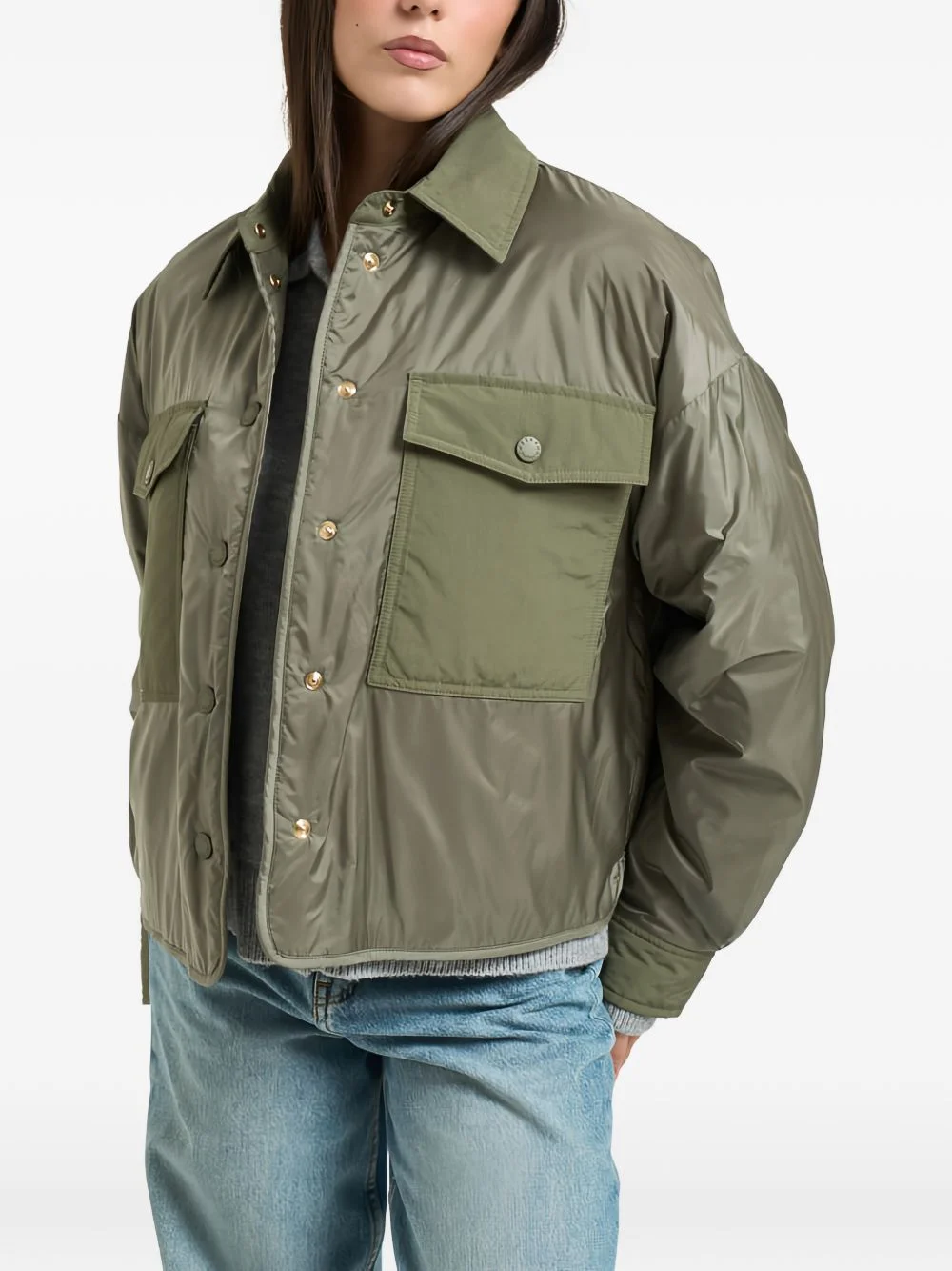 Sughero padded patch-pocket jacket - 1
