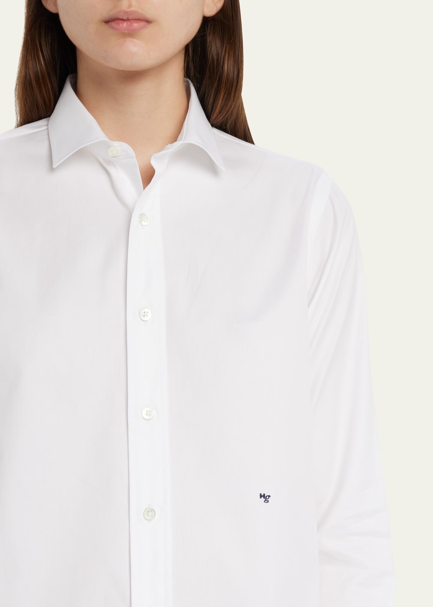 Classic Button-Up Cotton Shirt - 5