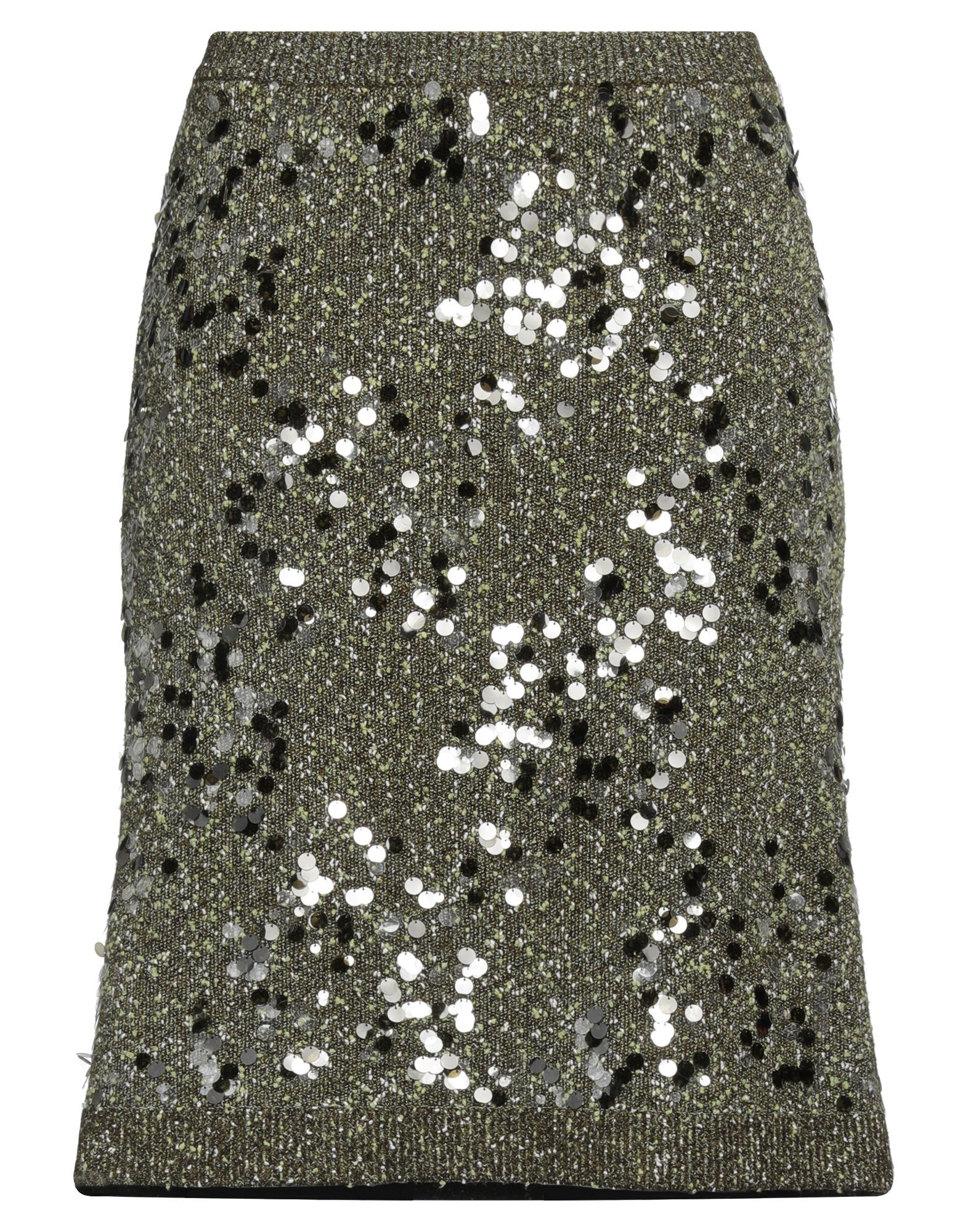 Military green Women's Midi Skirt - 1