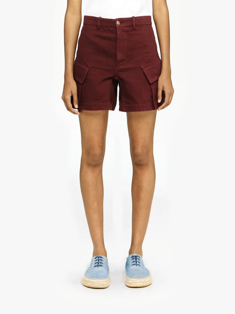 JW Anderson HIGH-WAISTED CARGO TWILL SHORTS outlook