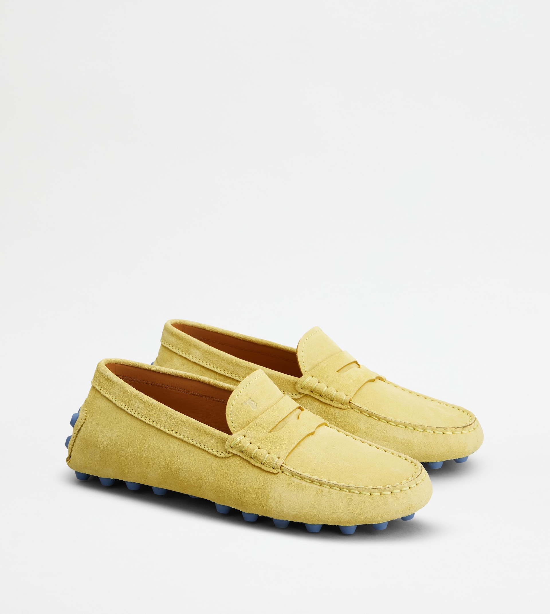 TOD'S GOMMINO BUBBLE IN SUEDE - YELLOW - 2