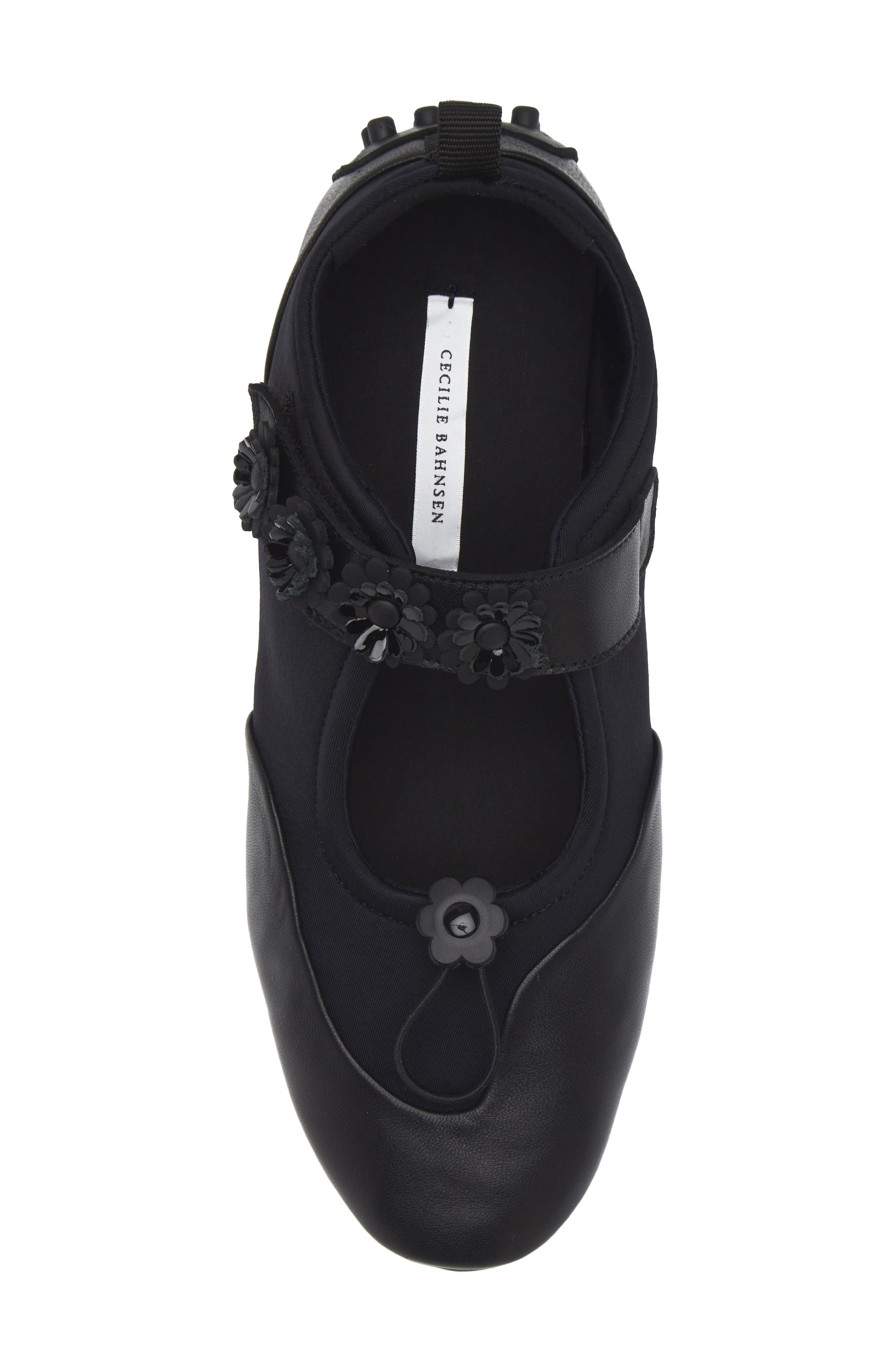 Cecilie Bahnsen Bess Mary Jane Flat in Black at Nordstrom - 5