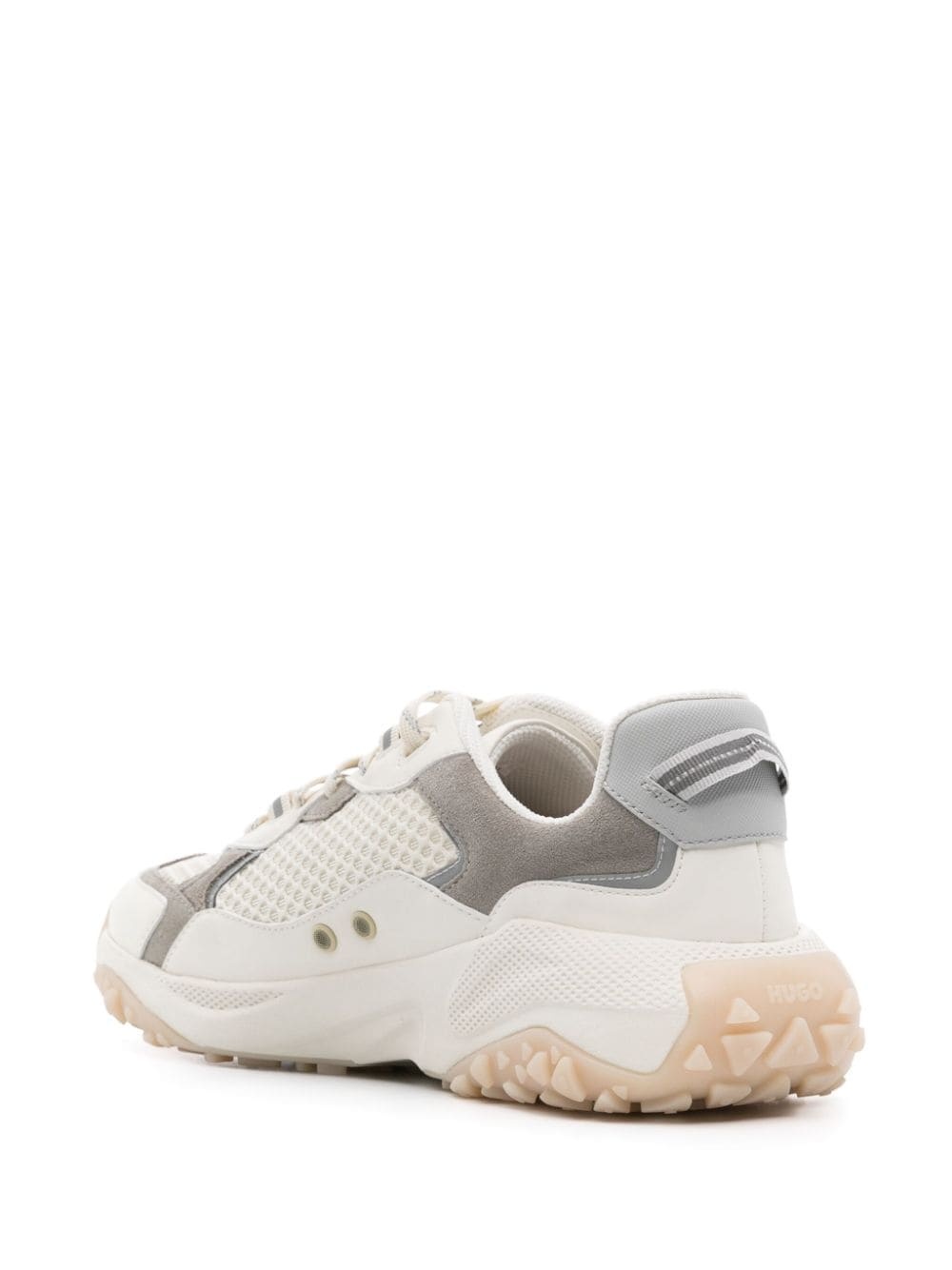 mesh-panelled chunky sneakers - 3
