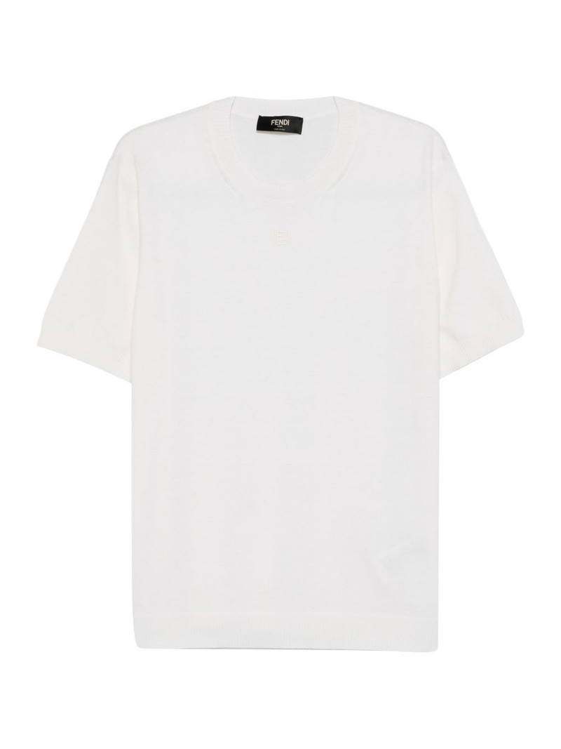 embroidered-logo T-shirt 1