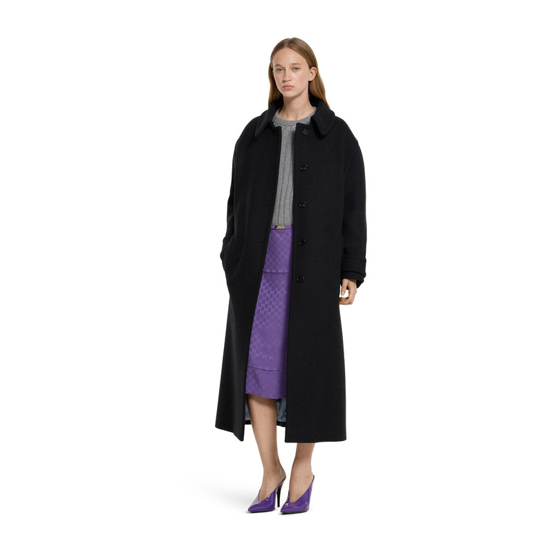 GUCCI Wool batavia coat outlook