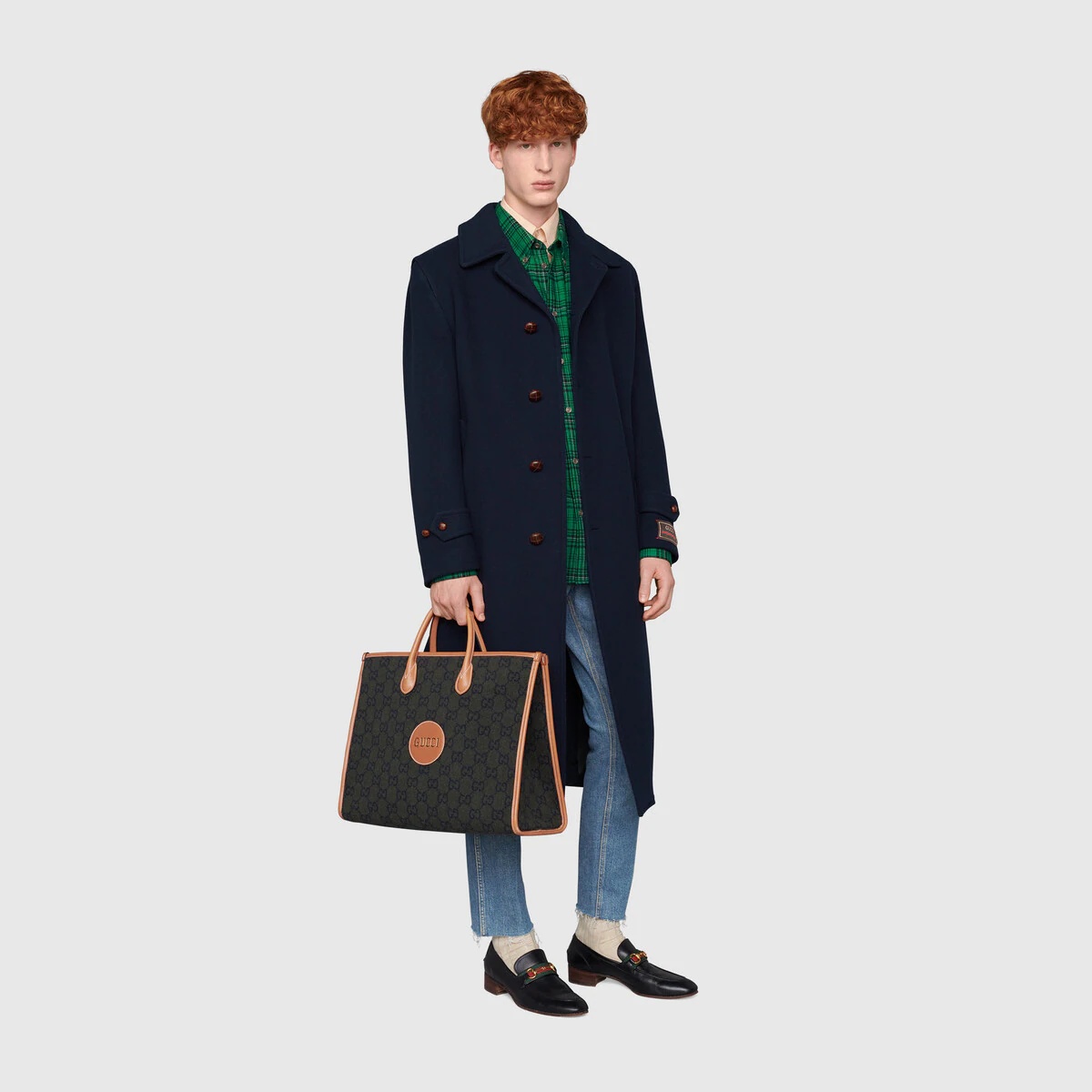 Tote bag with Gucci Script logo - 5