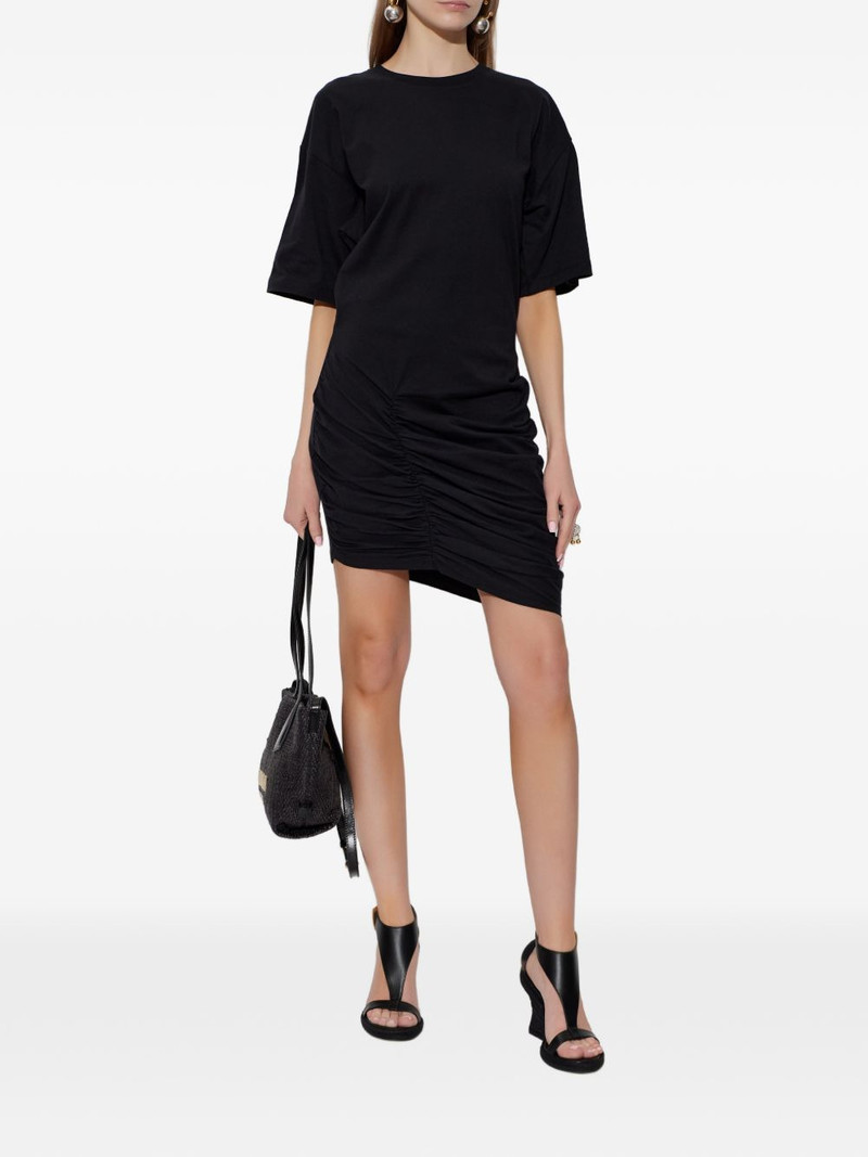 Balmain ruched-detail T-shirt dress outlook