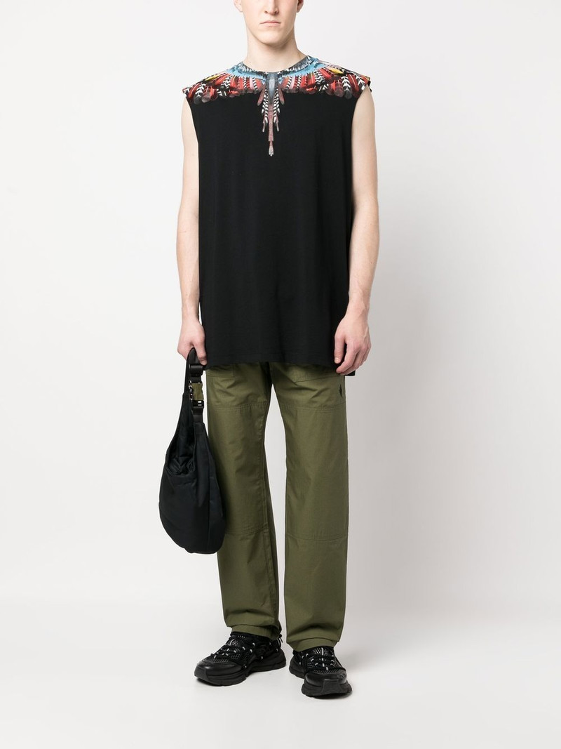 Marcelo Burlon County Of Milan Grizzly Wings sleeveless T-shirt outlook