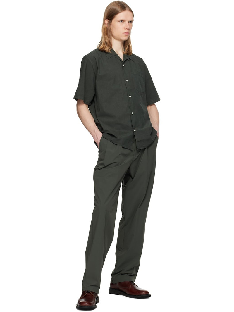 NORSE PROJECTS Green Carsten Cotton Tencel Shirt outlook