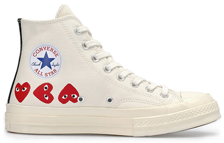 Converse x COMME des GARCONS PLAY Chuck 70 Hi Top 'Multi Heart' 162972C - 3