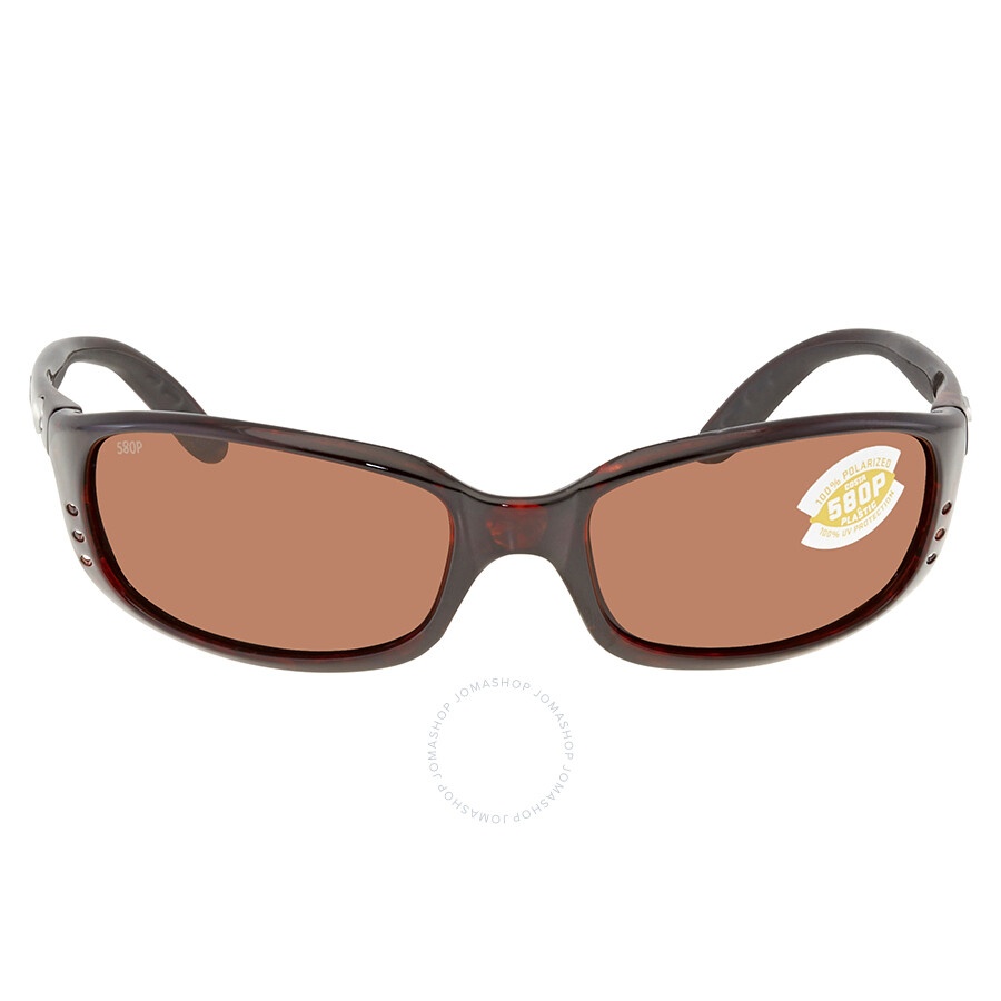 Costa Del Mar - Costa Del Mar BRINE Copper Polarized Polycarbonate Men's Sunglasses BR 10 OCP 59 - 1