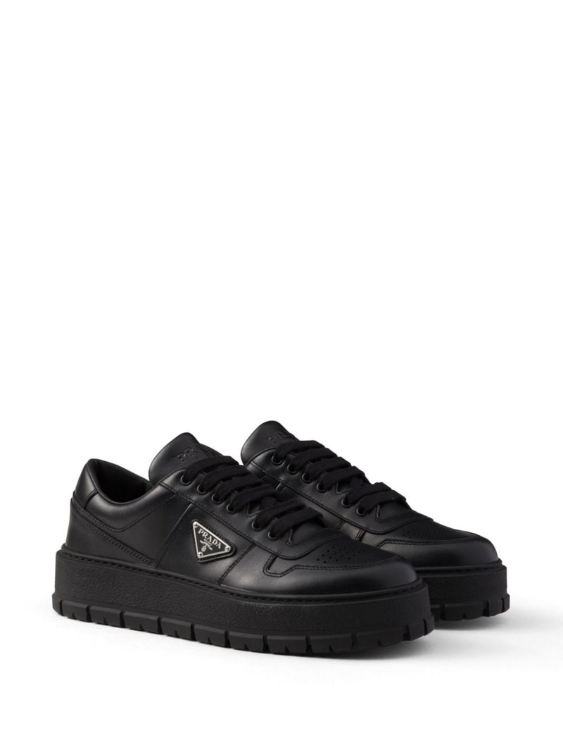 Prada leather sneakers outlook