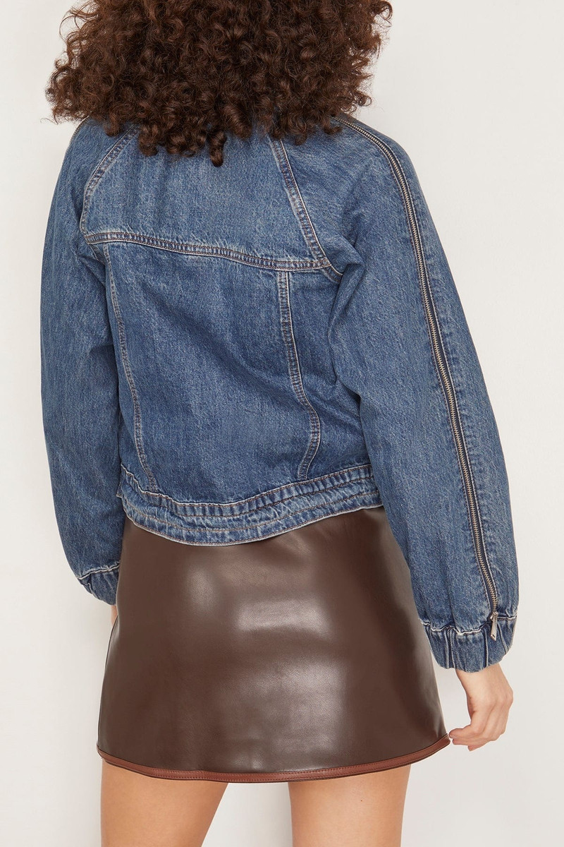 Amie Zippered Sleeve Jacket in Coronado 4