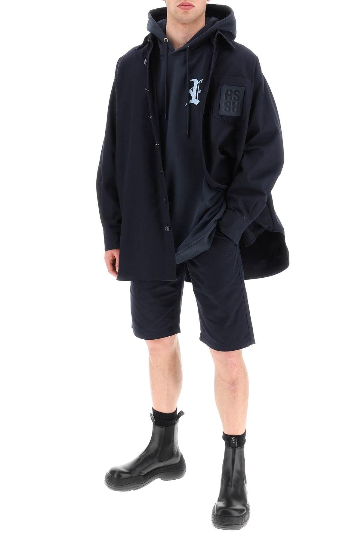 Logo patch oversized shirt Raf Simons - 2