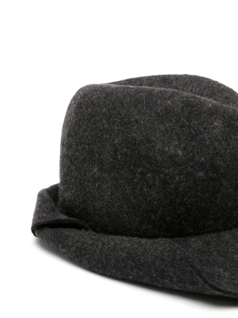 Yohji Yamamoto rolled-brim hat outlook