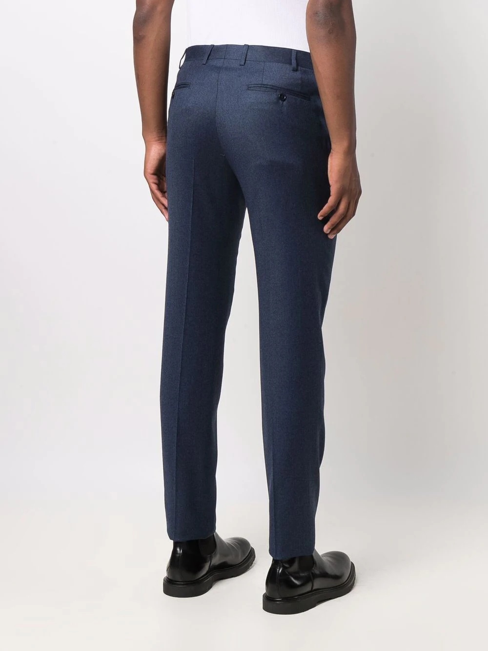 wool tailored trousers - 4