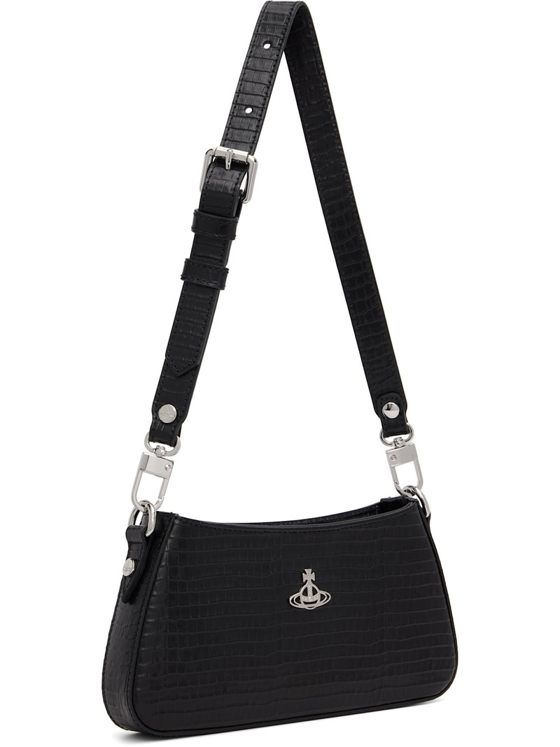 Vivienne Westwood Black Tasha Shoulder Phone Bag outlook