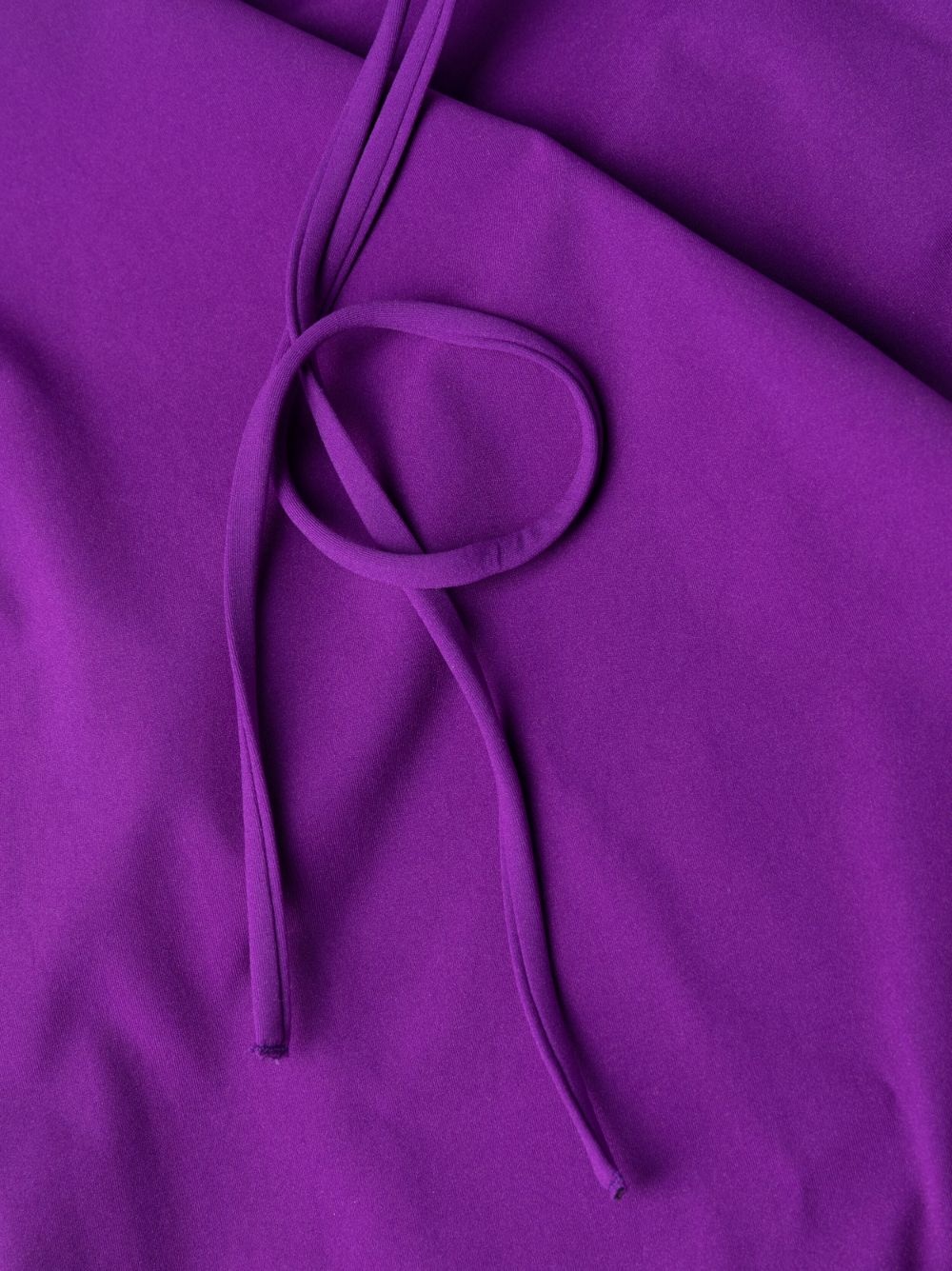 plain tie-fastening swimsuit - 3