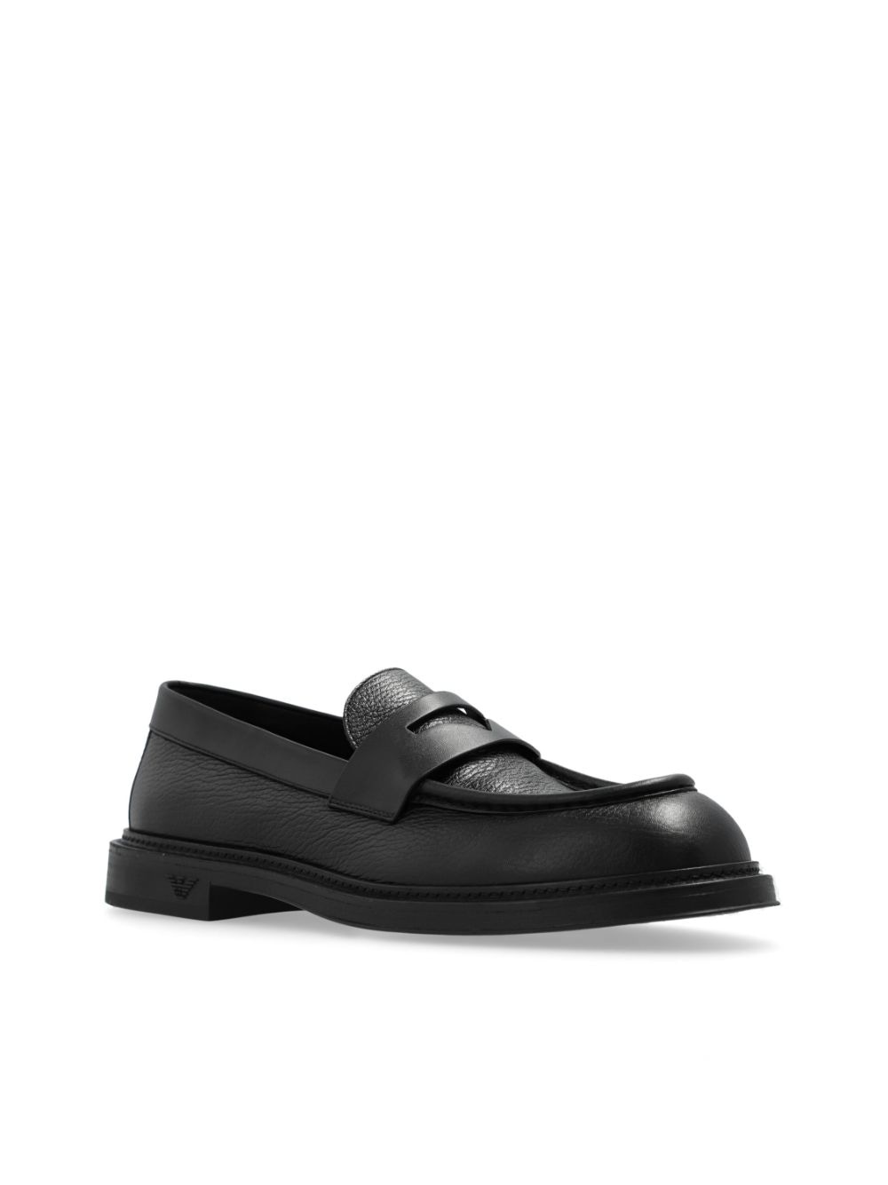 leather penny loafers - 4