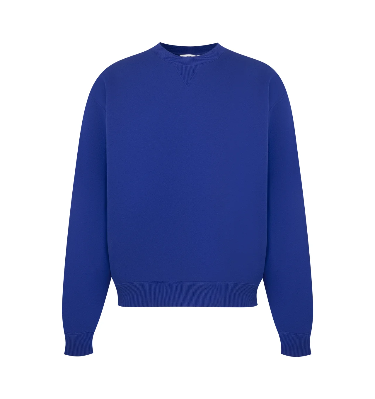 COTTON TERRY CREWNECK SWEATSHIRT - 1