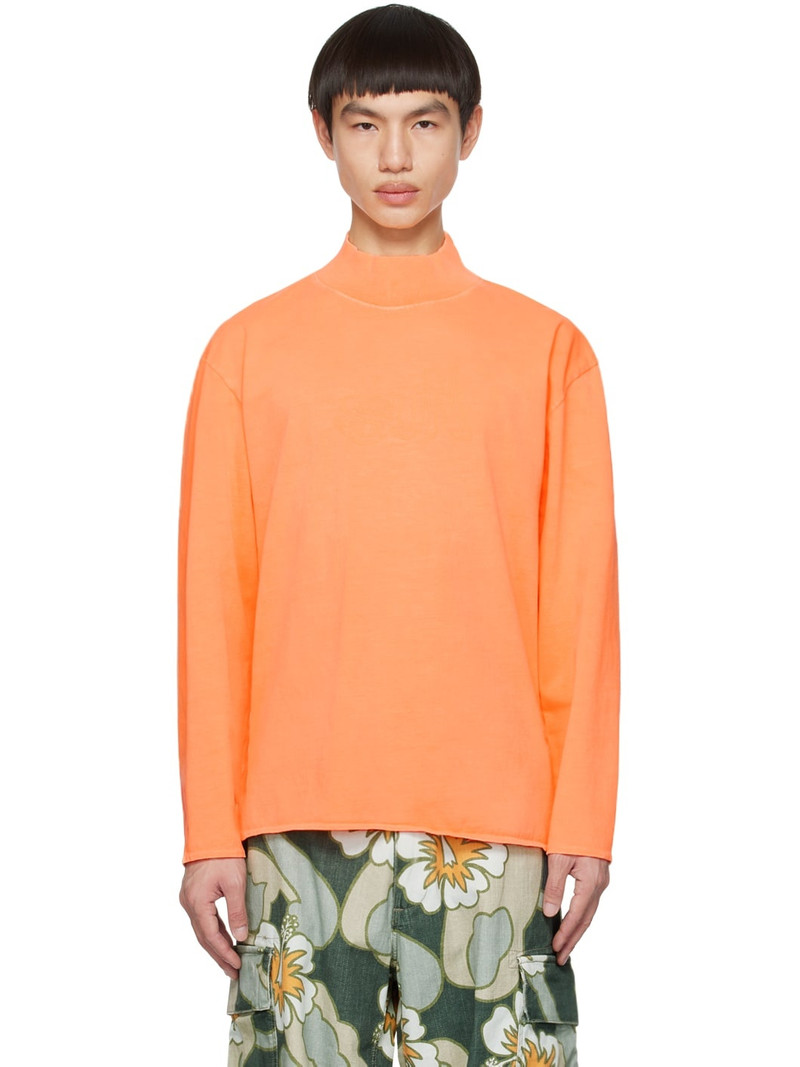 Orange 'Sun' Long Sleeve T-Shirt 1