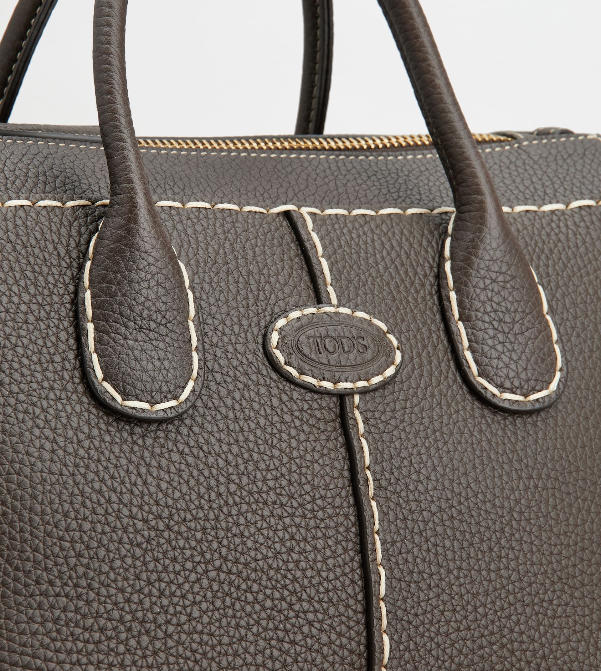 TOD'S DI BAG IN LEATHER SMALL - BROWN - 5