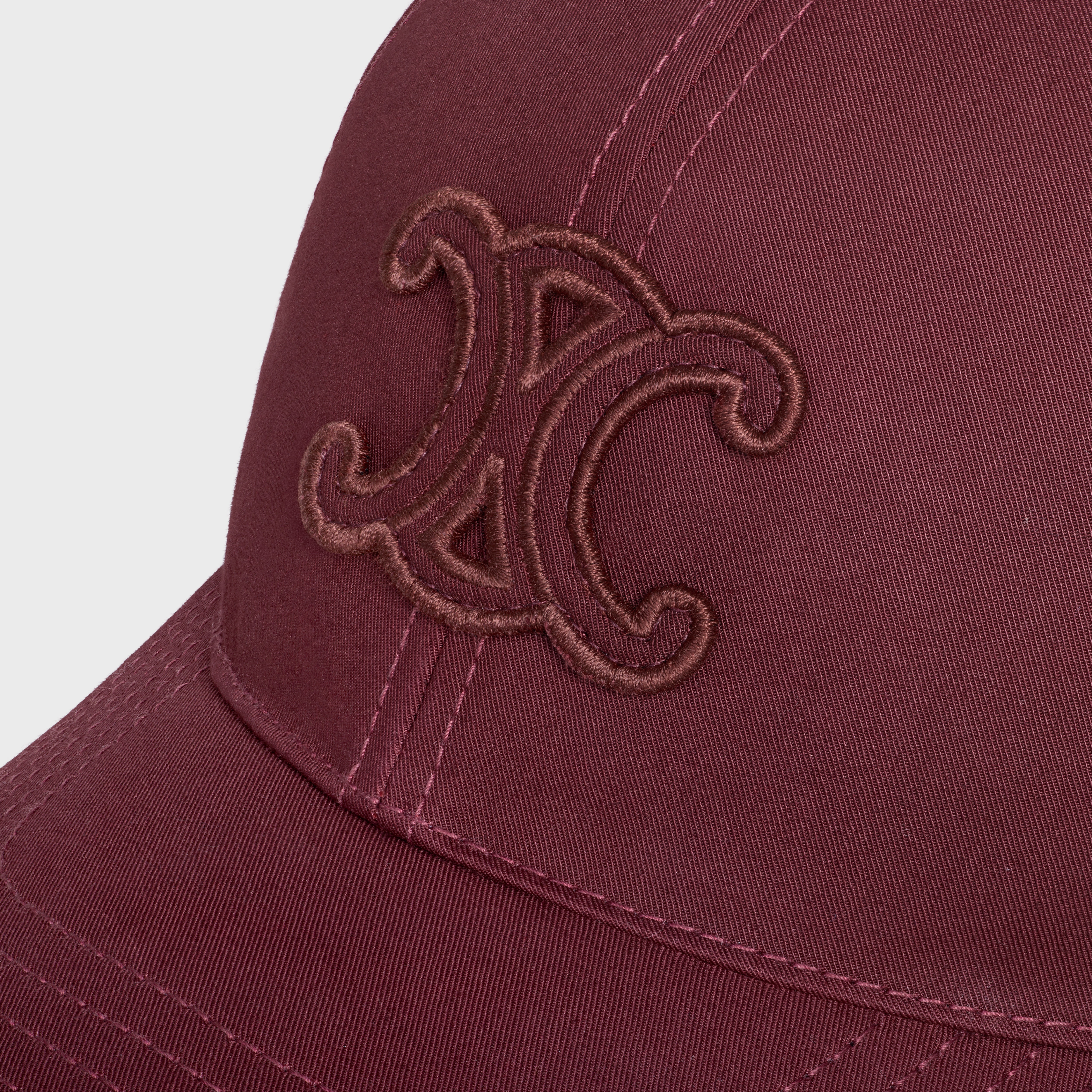triomphe baseball cap in cotton - 5