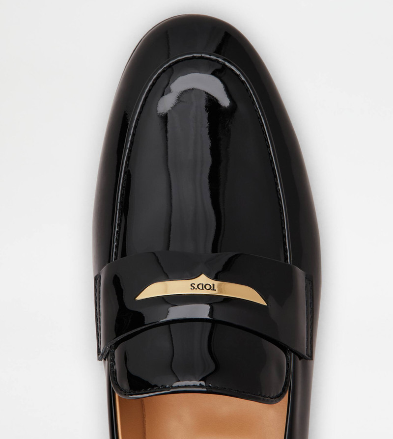LOAFERS IN PATENT LEATHER - BLACK 5