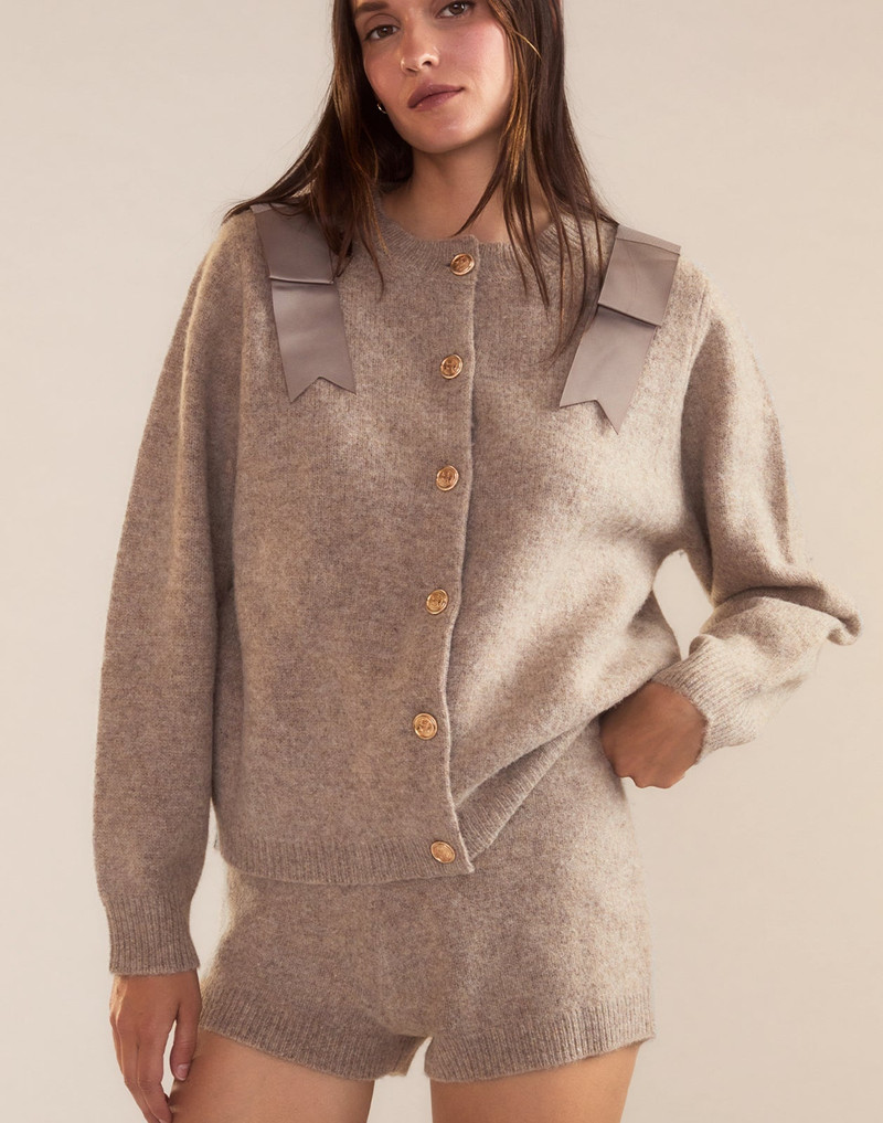 CYNTHIA ROWLEY Ivy Wool Knit Short outlook