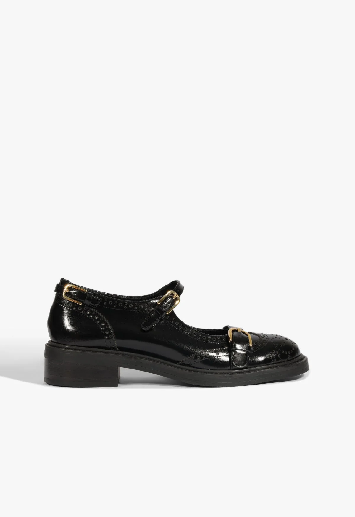 Dafne Leather Flat - 1