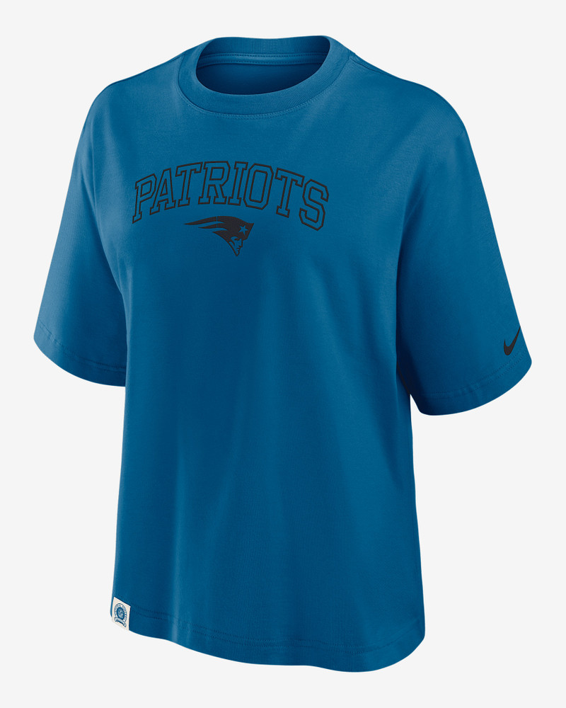 New England Patriots Arch Boxy Women's Nike NFL T-Shirt 1